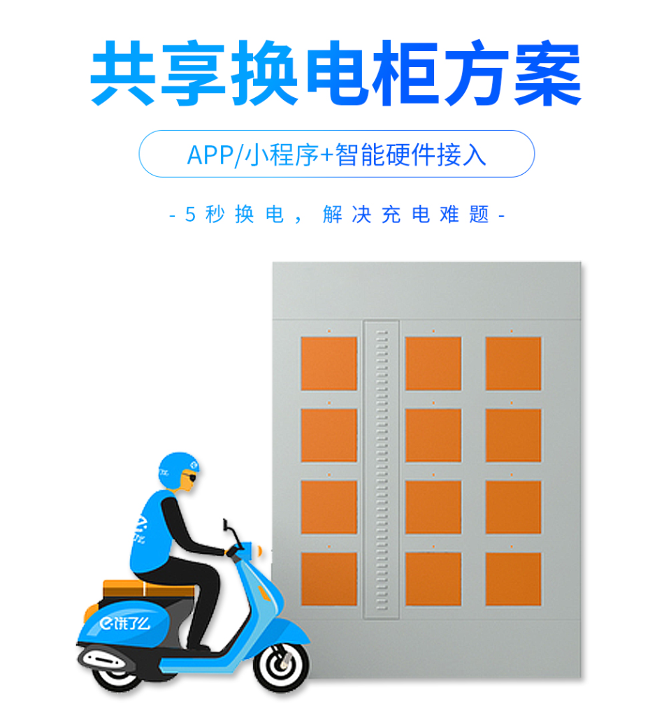 共享换电柜/智能电池柜整体解决方案